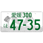 愛媛 Ehime Japanese License Plate
