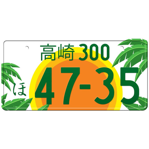 高崎 Takasaki Japanese License Plate